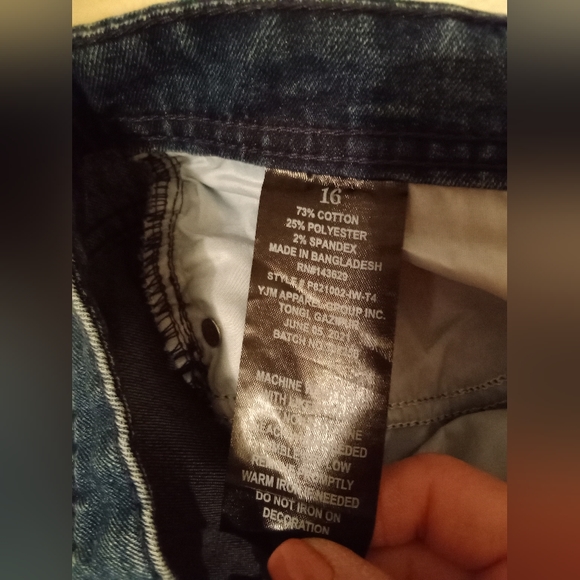 Public supply jeans. sz 16. 30x27.  7" rise - Picture 3 of 5